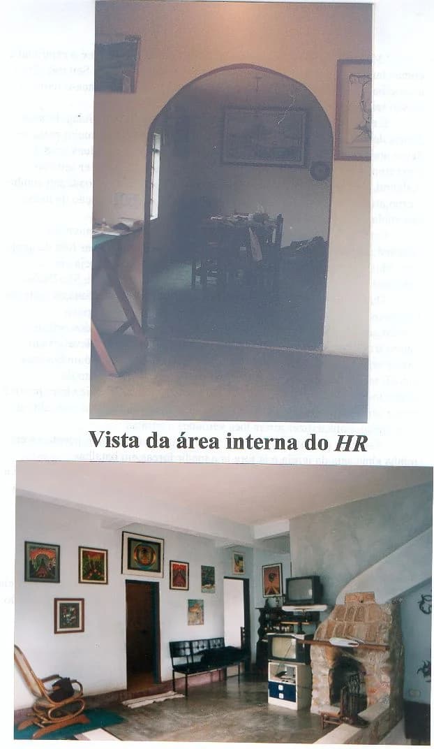 Vista do HR Espaço Cultural integrado à vegetação do entorno